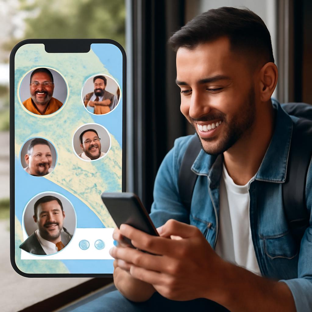 rede para encontrar amigos para viagens curtas