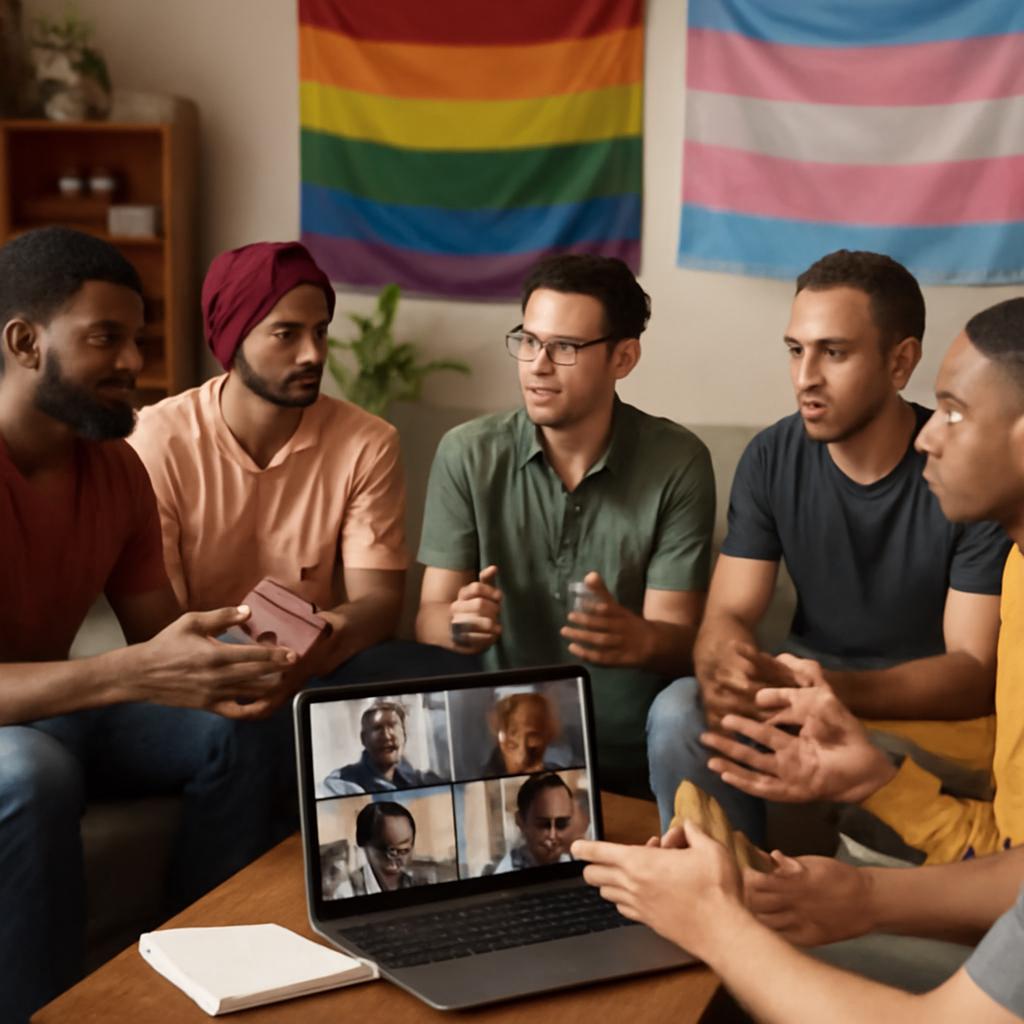 debates sobre diversidade e inclusão em grupos digitais