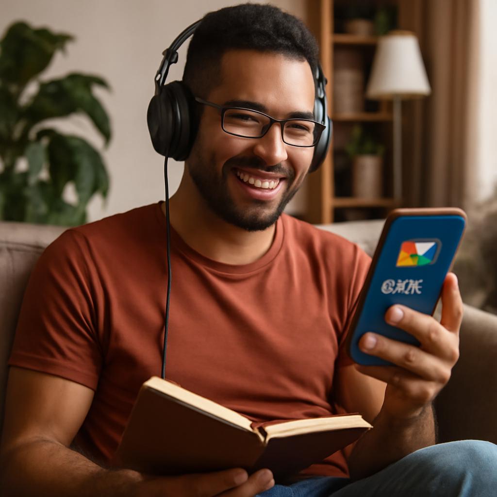 aplicativo para aprendizado de idiomas via podcasts