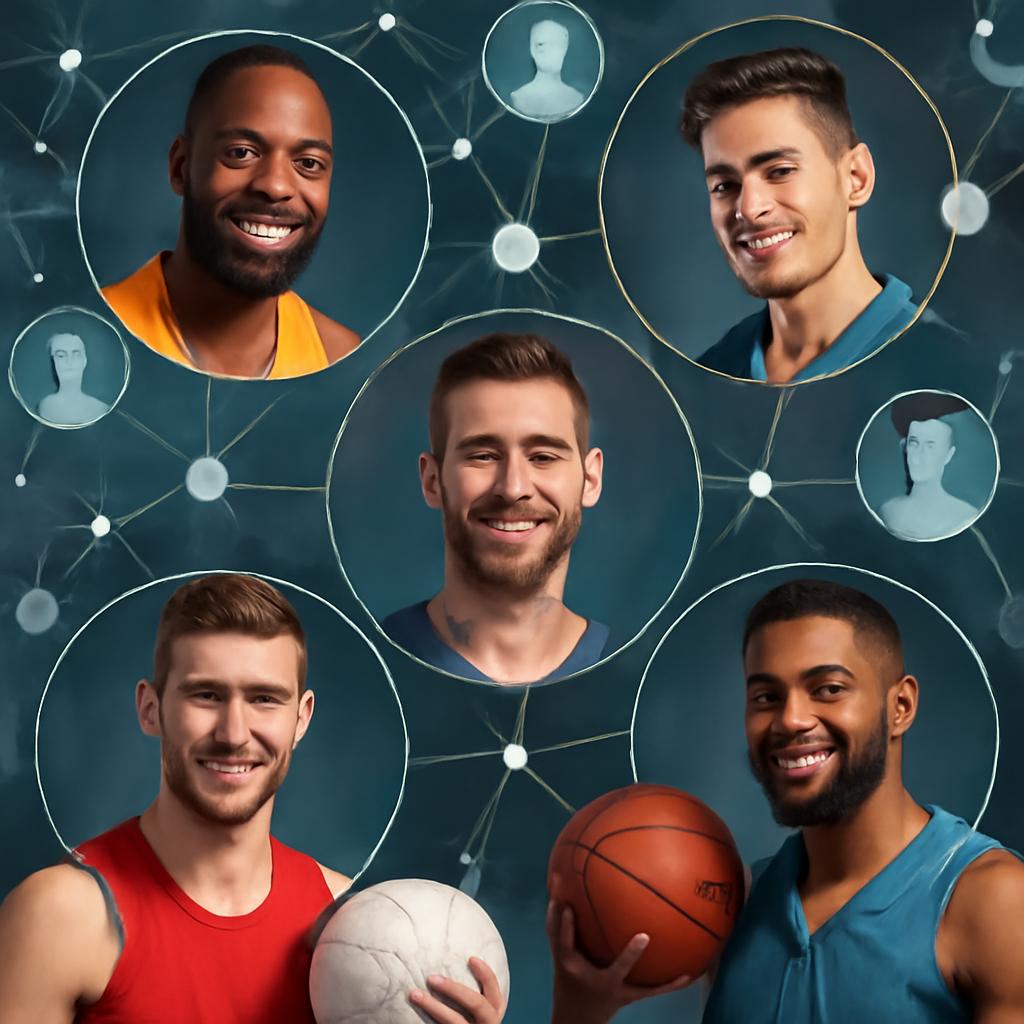 rede para contato entre praticantes de esportes universitários