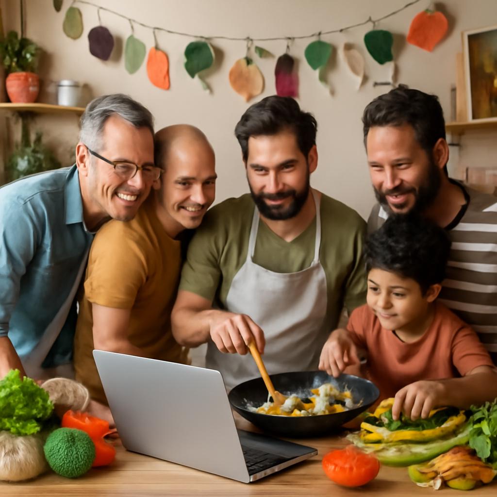 comunidade para troca de receitas veganas em família