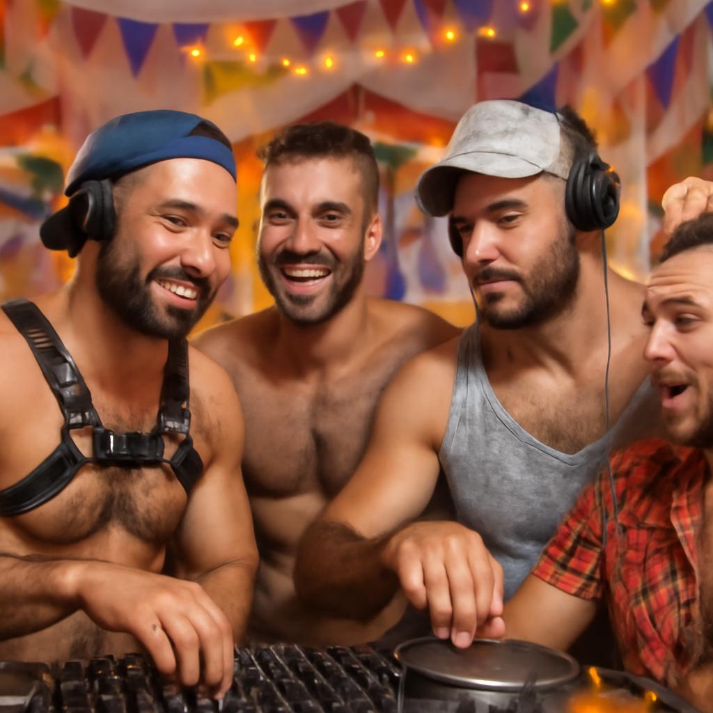 grupo digital para interação musical em festas temáticas
