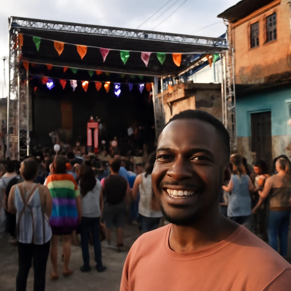 estrutura para eventos culturais em bairros periféricos