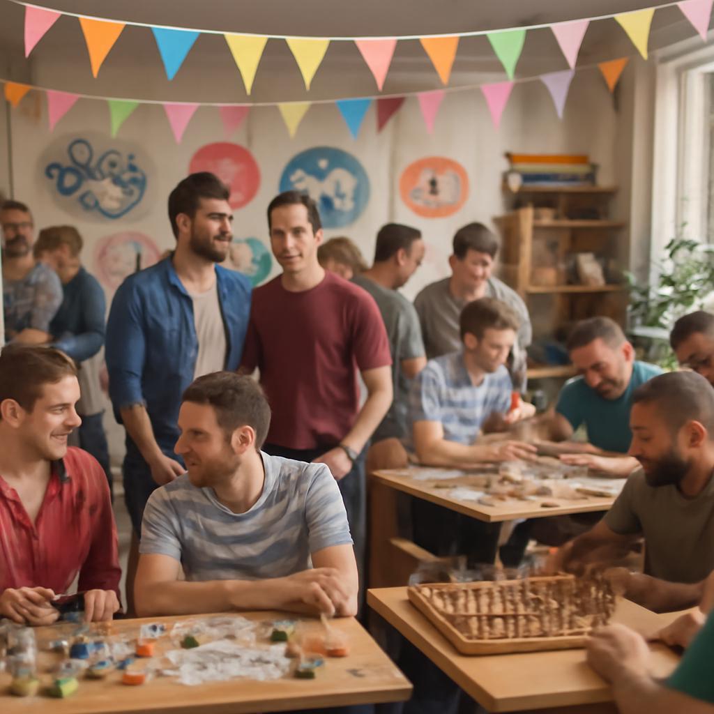 evento para iniciação de amizades com base em hobbies
