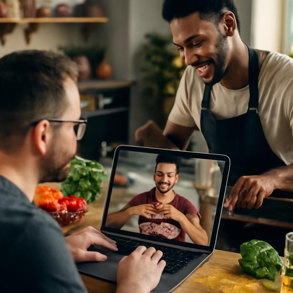 plataforma para formação de link entre chefs amadores