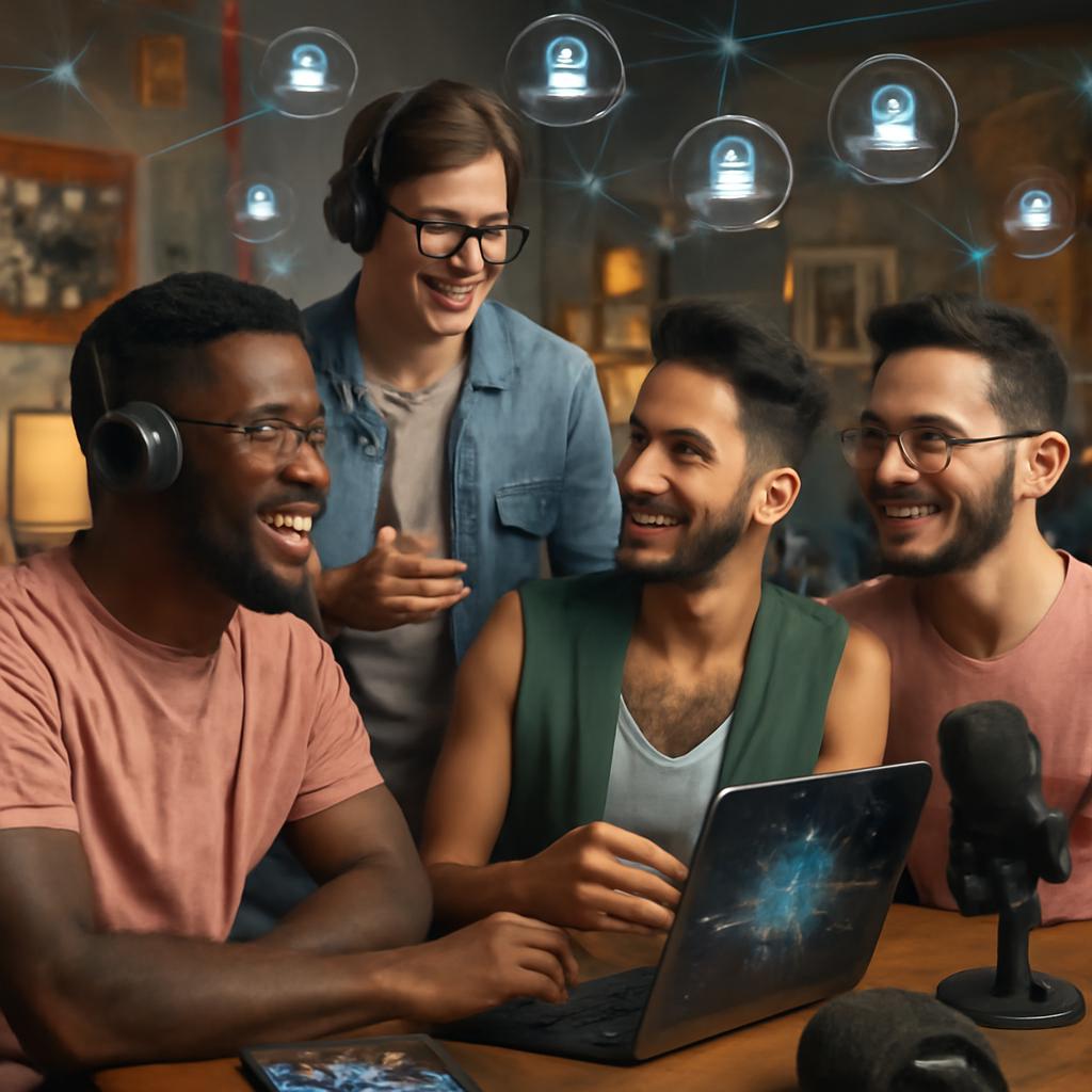 rede para trocas culturais entre criadores de conteúdo digital