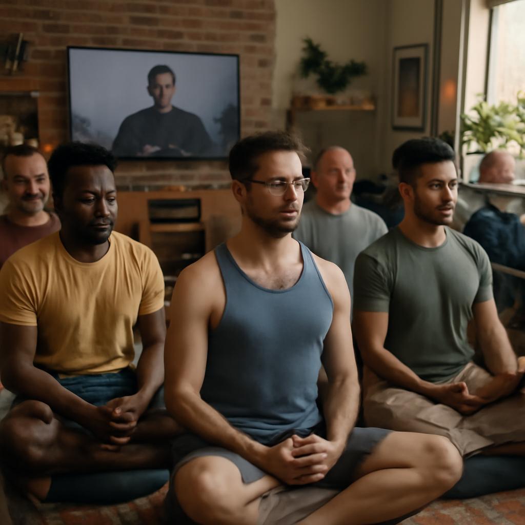 clube para praticantes de meditação em grupo online
