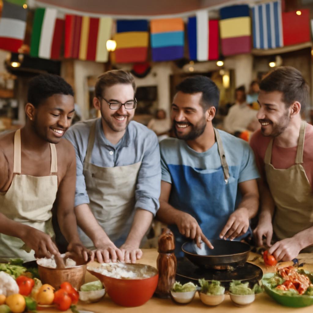 eventos colaborativos para aprender culinária internacional