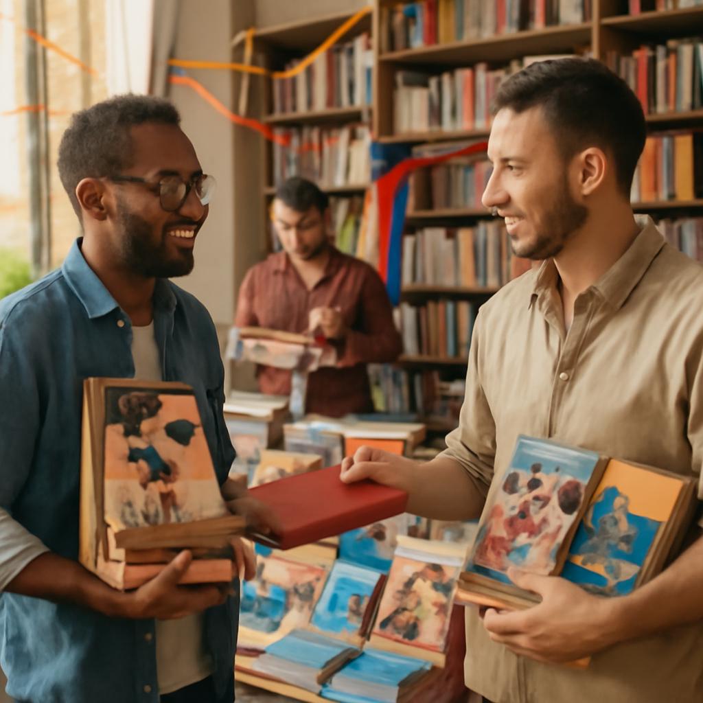 rede para trocas de livros de literatura internacional