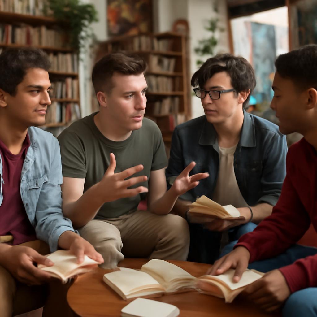 plataforma para debates literários entre adolescentes