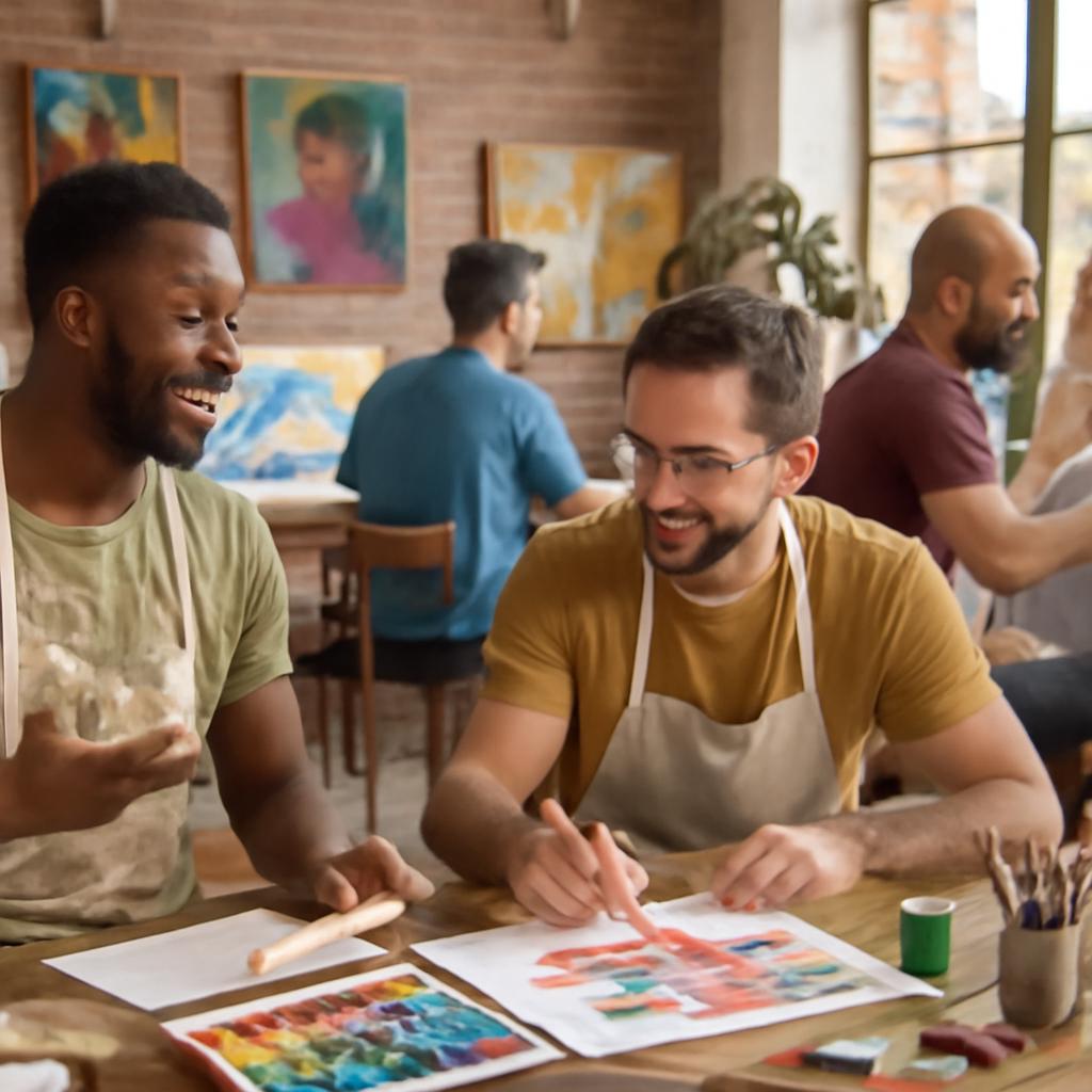 plataforma para encontros colaborativos em workshops artísticos