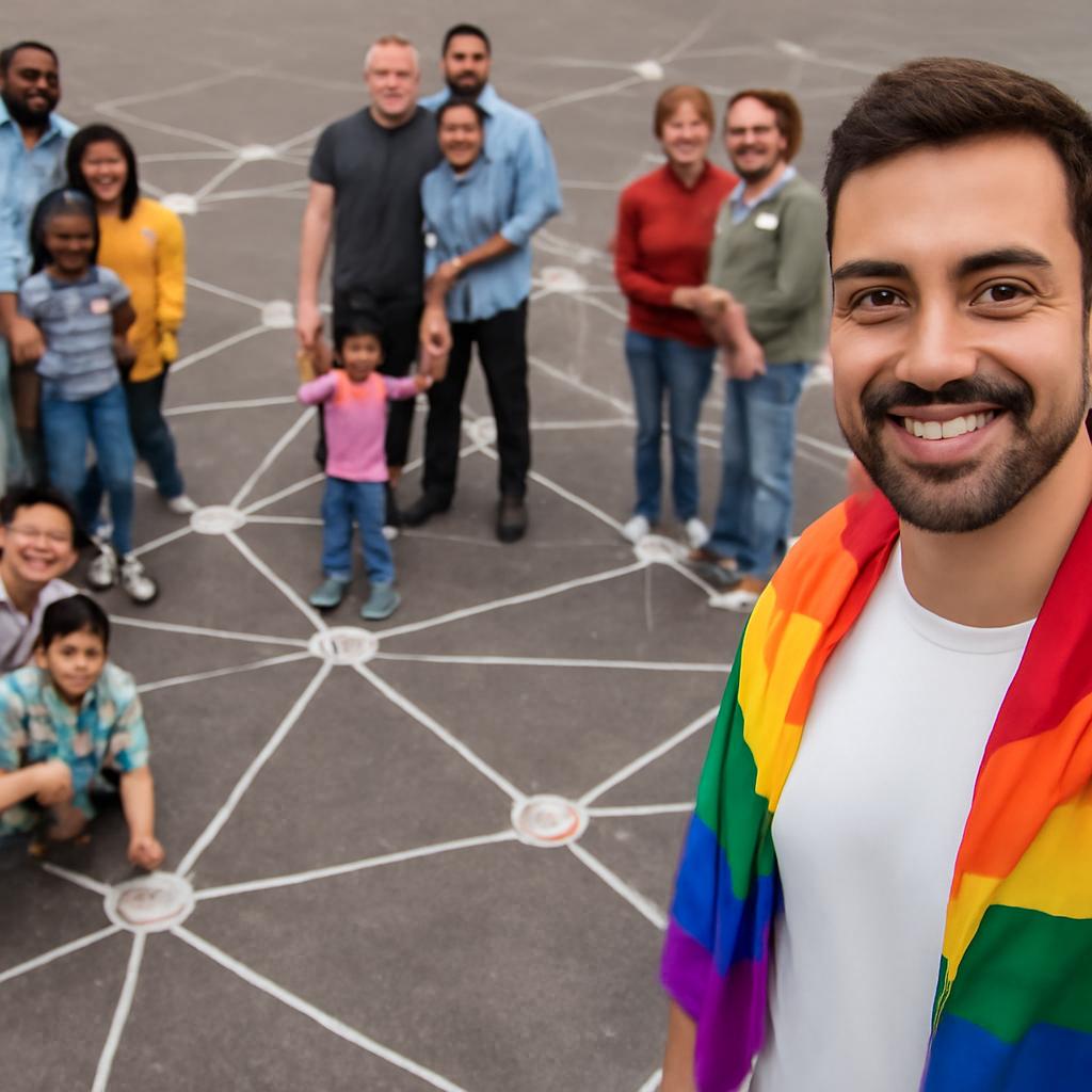 rede para conectar famílias multicoloridas em [ESTADO]