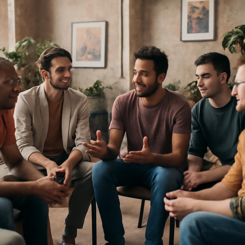 grupo para socialização alternativa entre jovens adultos