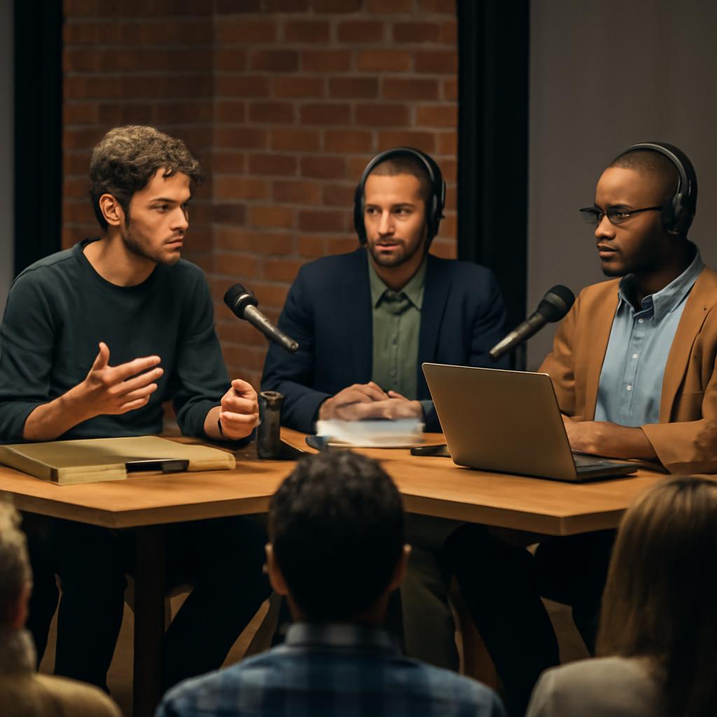 plataforma para debates literários com moderação ativa