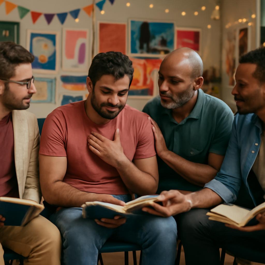 rede para apoio emocional em clubes de leitura científica