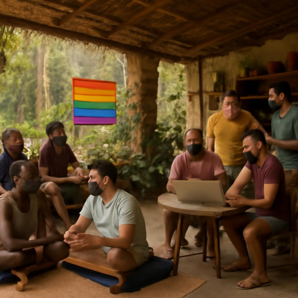 espaço para integrar expatriados em retiros ecológicos
