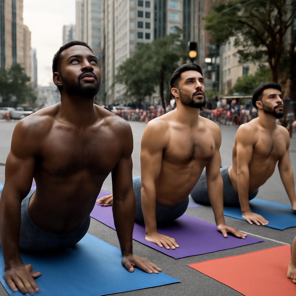 ferramenta para práticas de yoga urbana coletiva