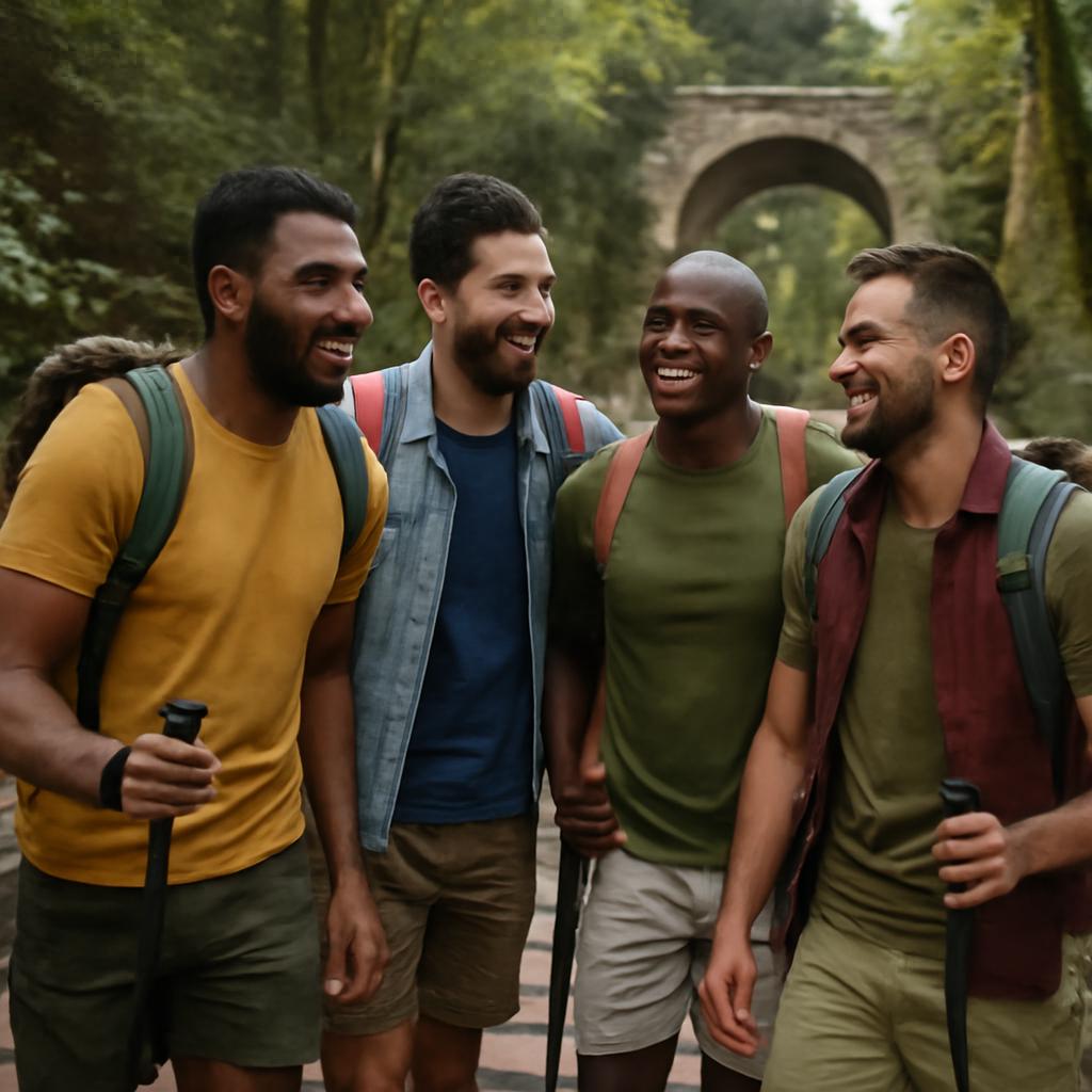 grupo para realizar trilhas culturais colaborativas