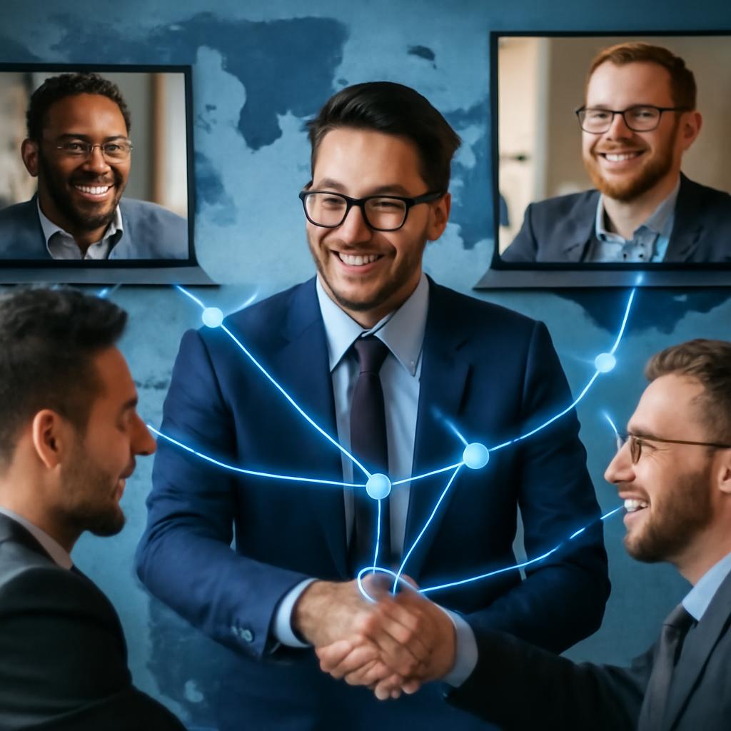 rede para networking internacional entre docentes