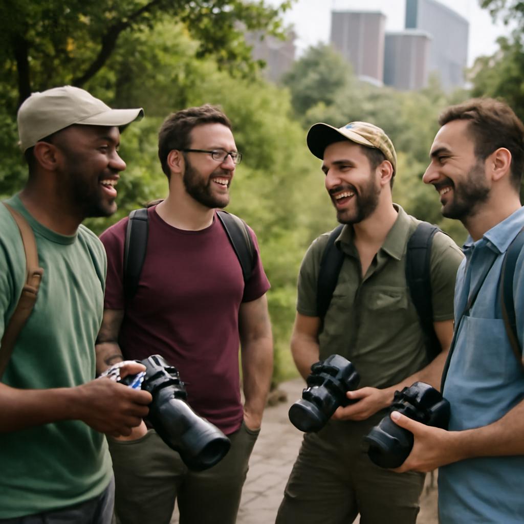 clube para socializar entre fotógrafos de natureza em trilhas urbanas
