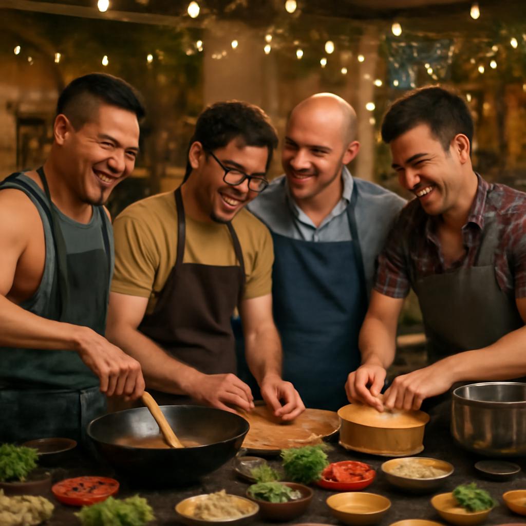 clube para praticar culinária asiática em eventos colaborativos