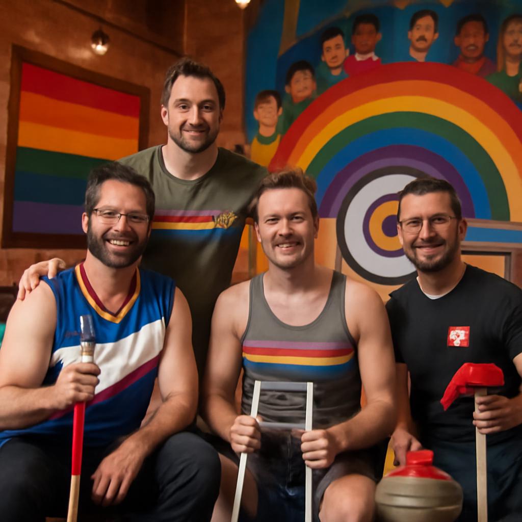 clube para unir entusiastas de curling em grupos culturais
