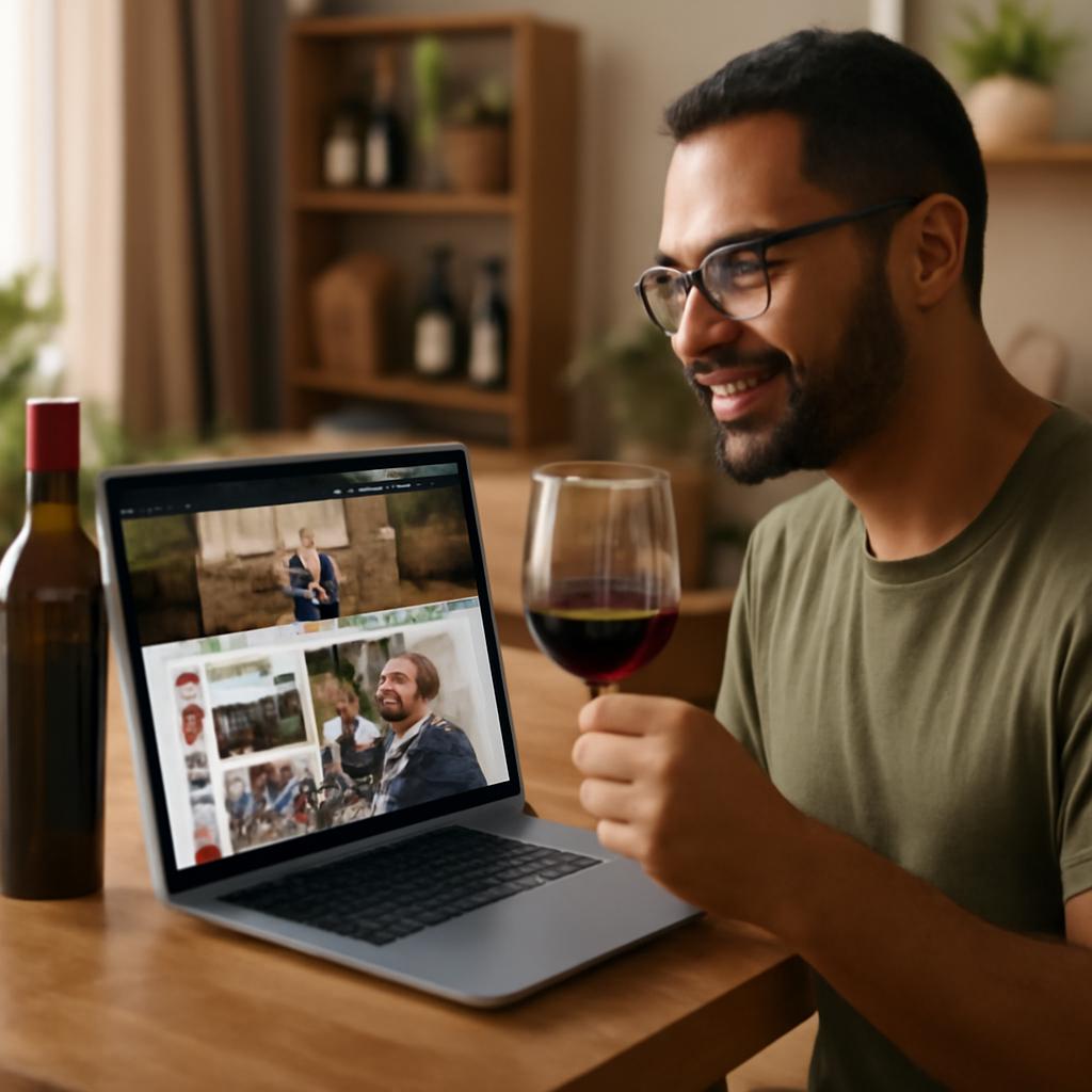 plataforma digital para unir apreciadores de vinho artesanal