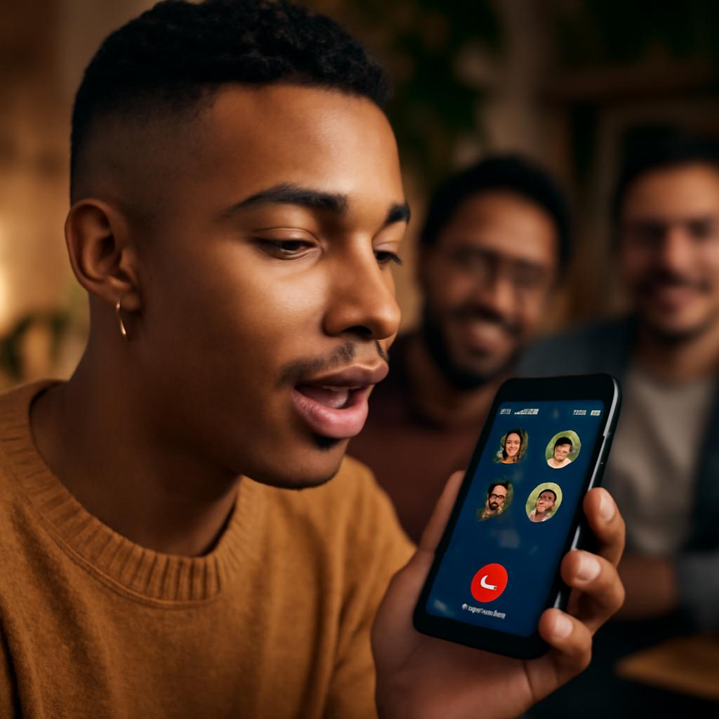 plataforma para praticar conversação em grupo por voz