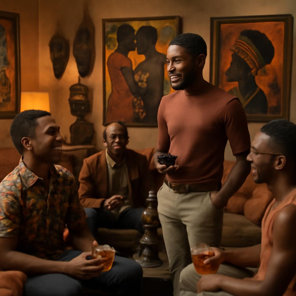 clube de socialização para amantes de arte africana