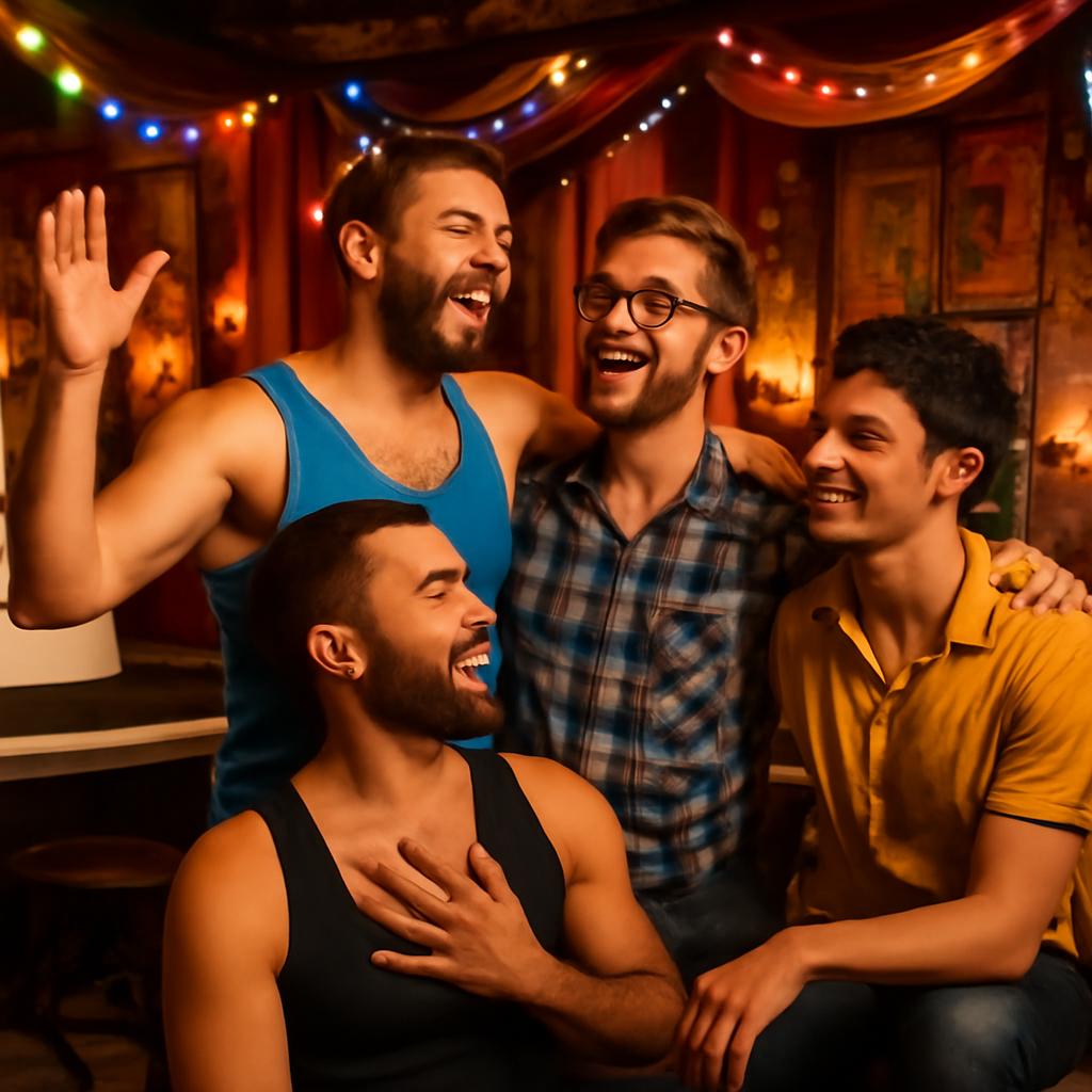 clube para praticantes de teatro musical colaborativo