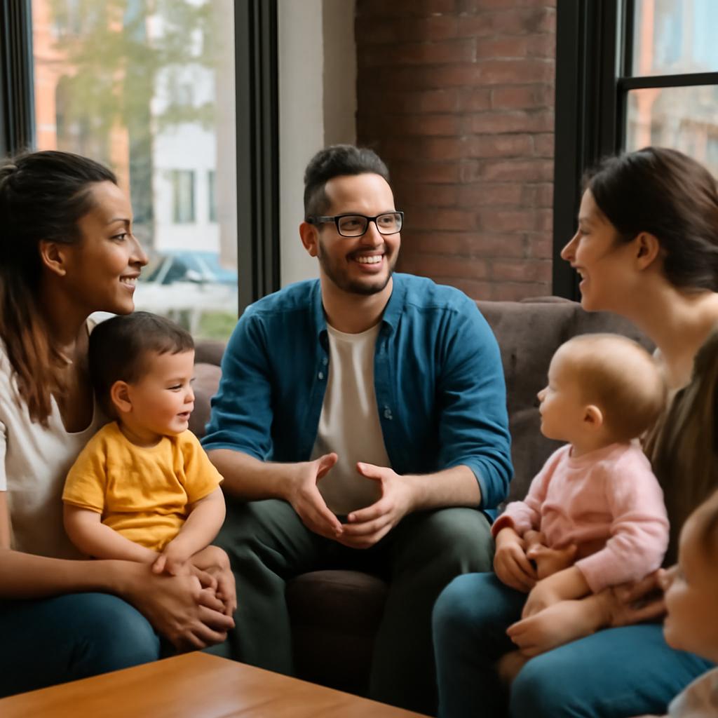 grupo colaborativo para mães de múltiplos filhos em [CIDADE]
