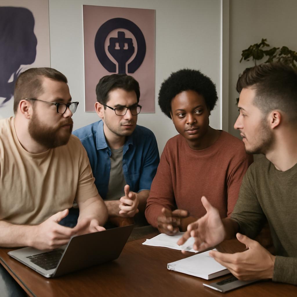 grupo para debates saudáveis sobre feminismo online