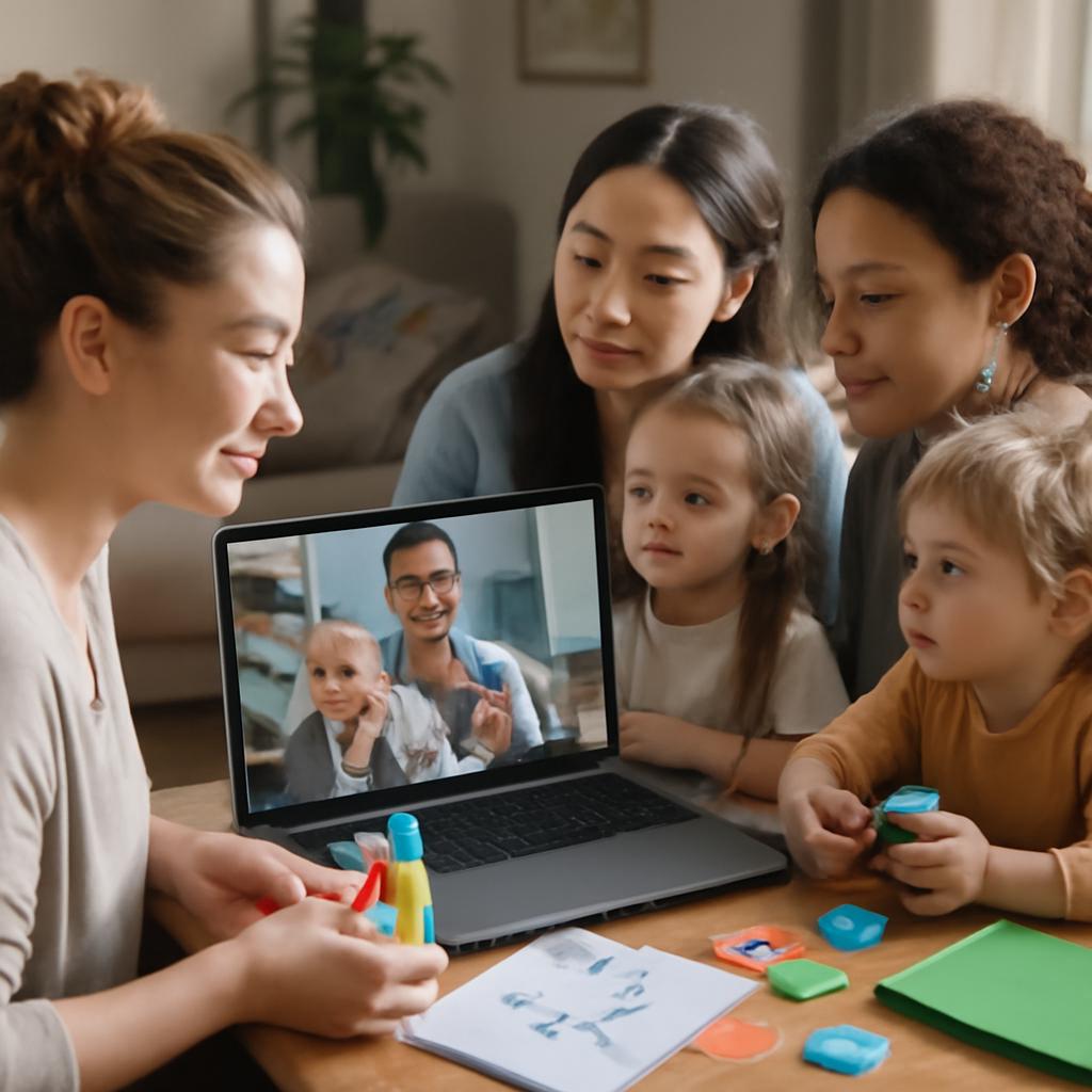 grupo virtual para mães trocarem dicas rápidas de ensino