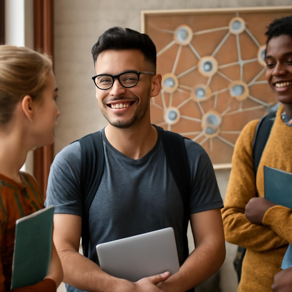 rede para socialização entre universitários de diferentes áreas