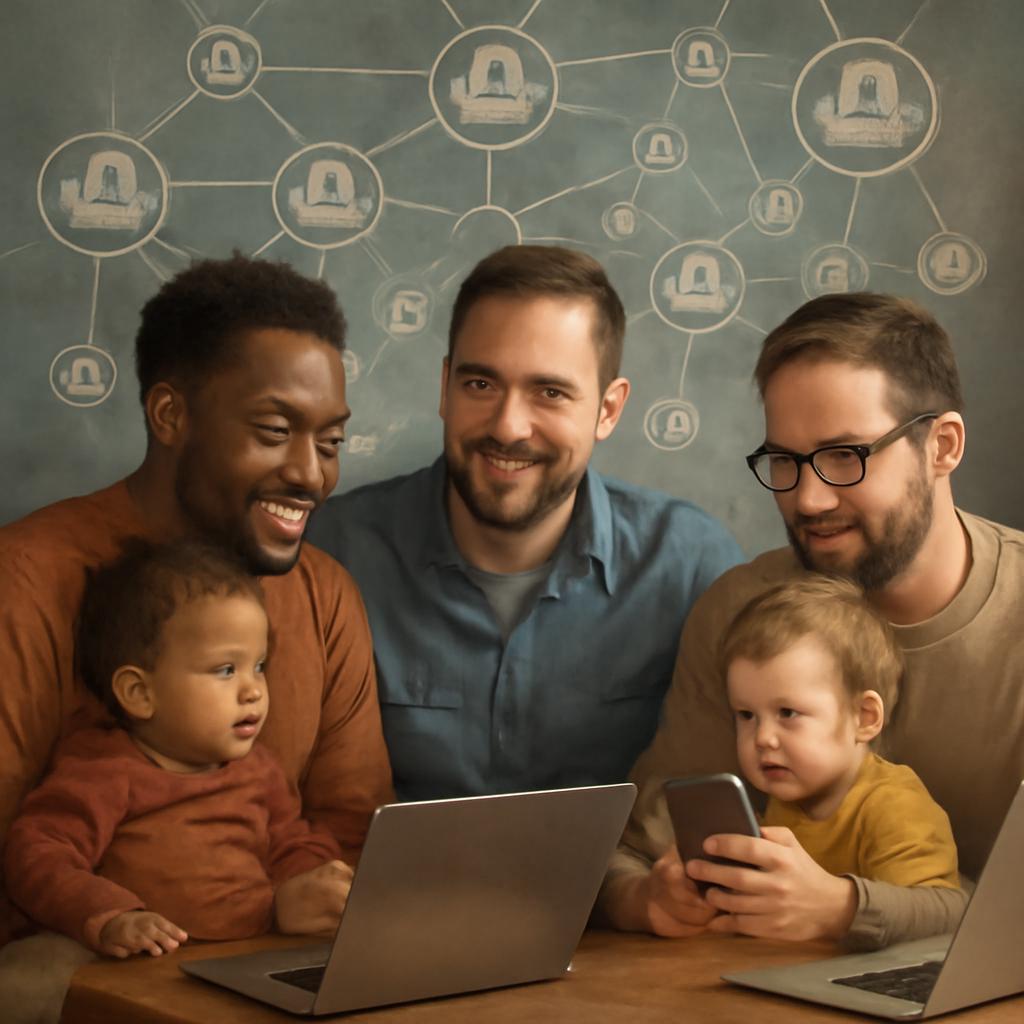 redes para troca de experiências parentais