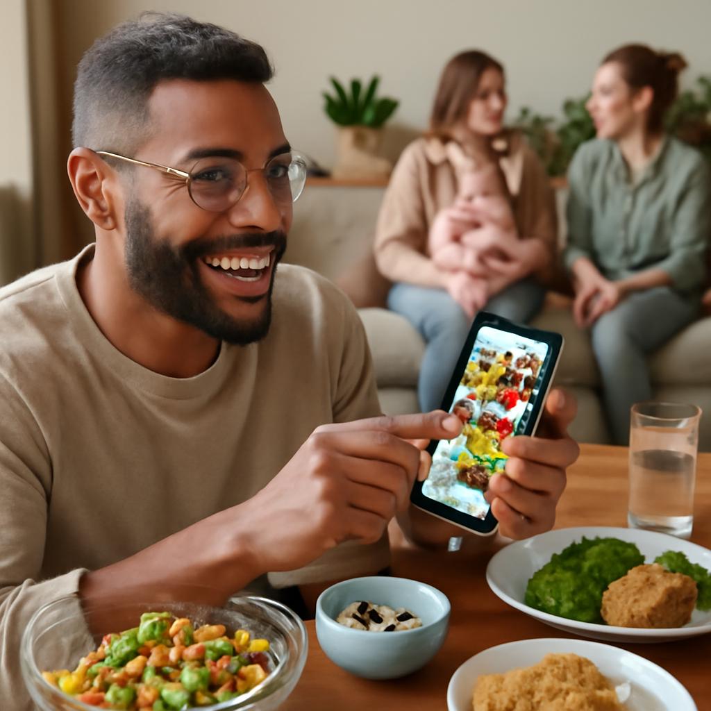 app para mães trocarem receitas saudáveis