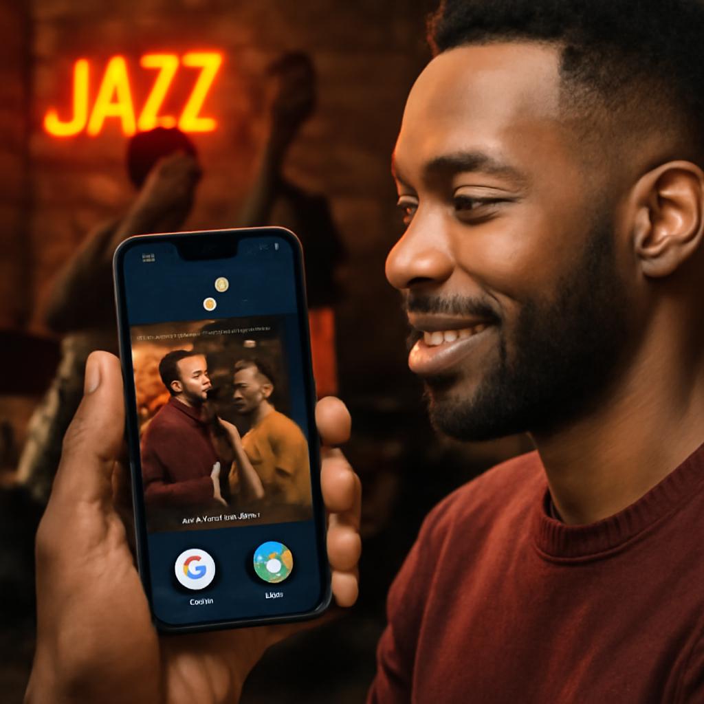 aplicativo para conexão entre amantes de jazz