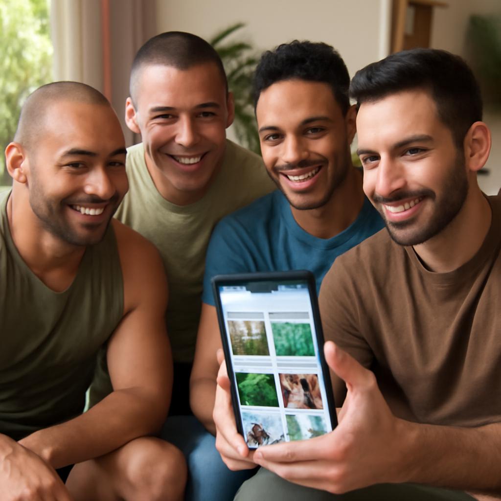 app para explorar estilos de vida saudáveis em grupos