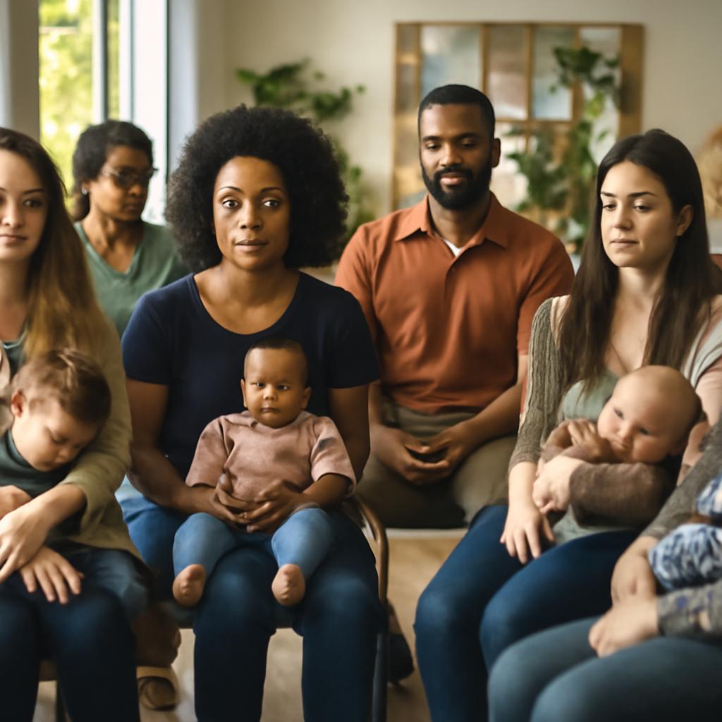 grupos de apoio a mães solo em mindfulness
