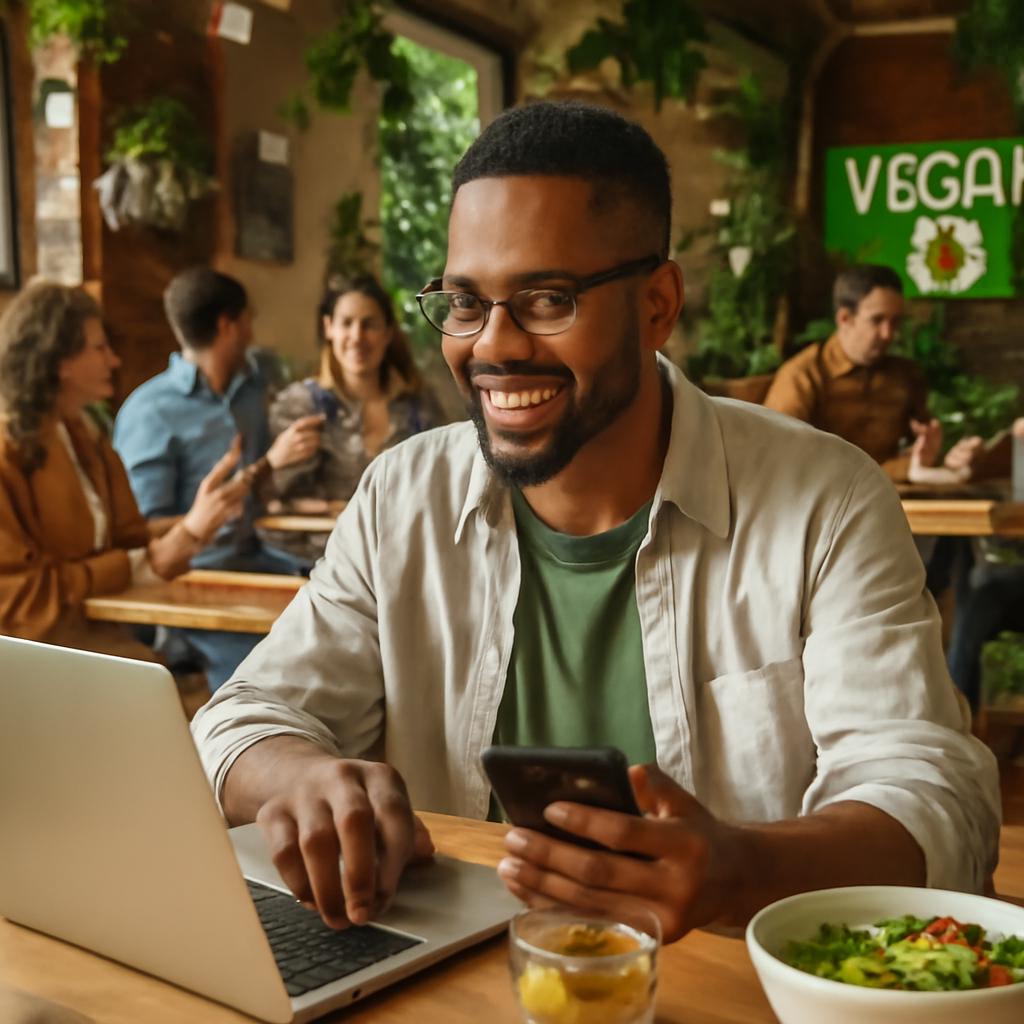 plataforma para networking em coworkings veganos