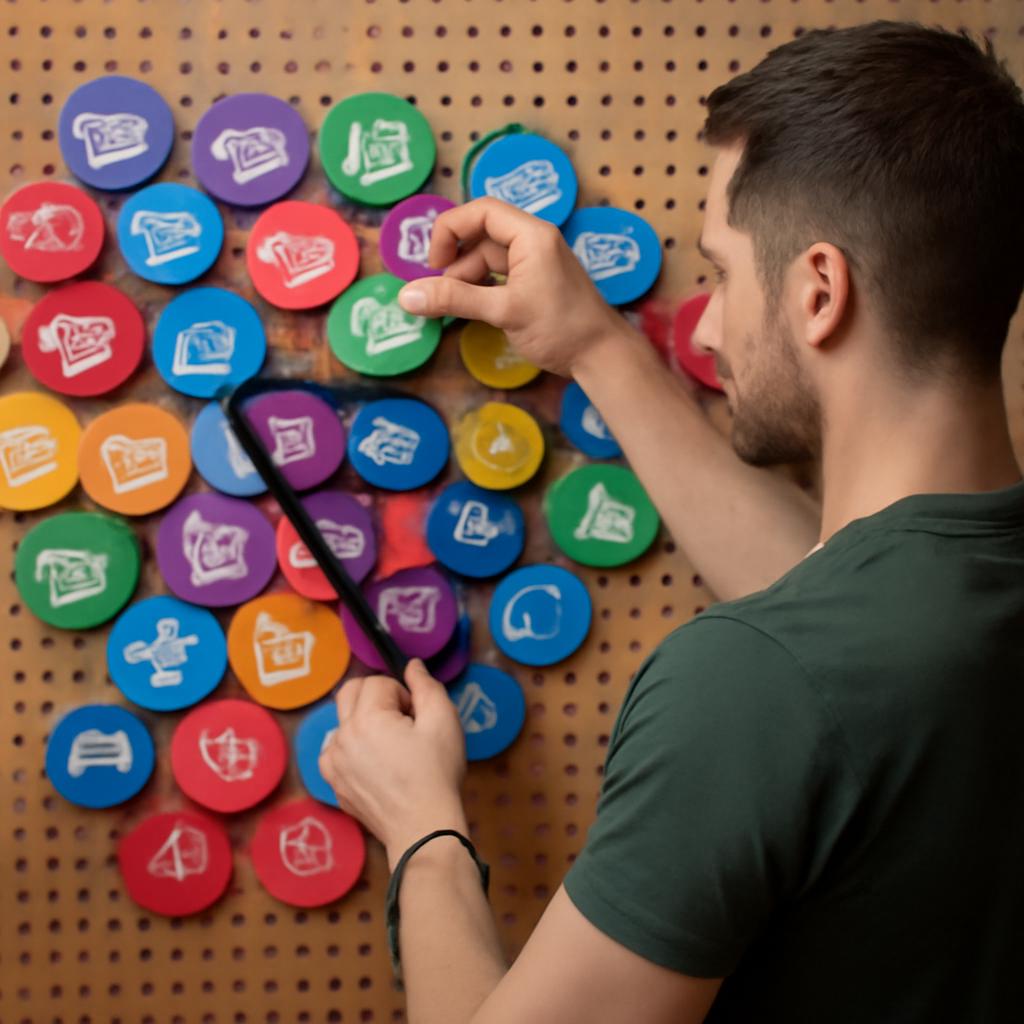 ferramenta para organizar círculos de afinidade por hobby