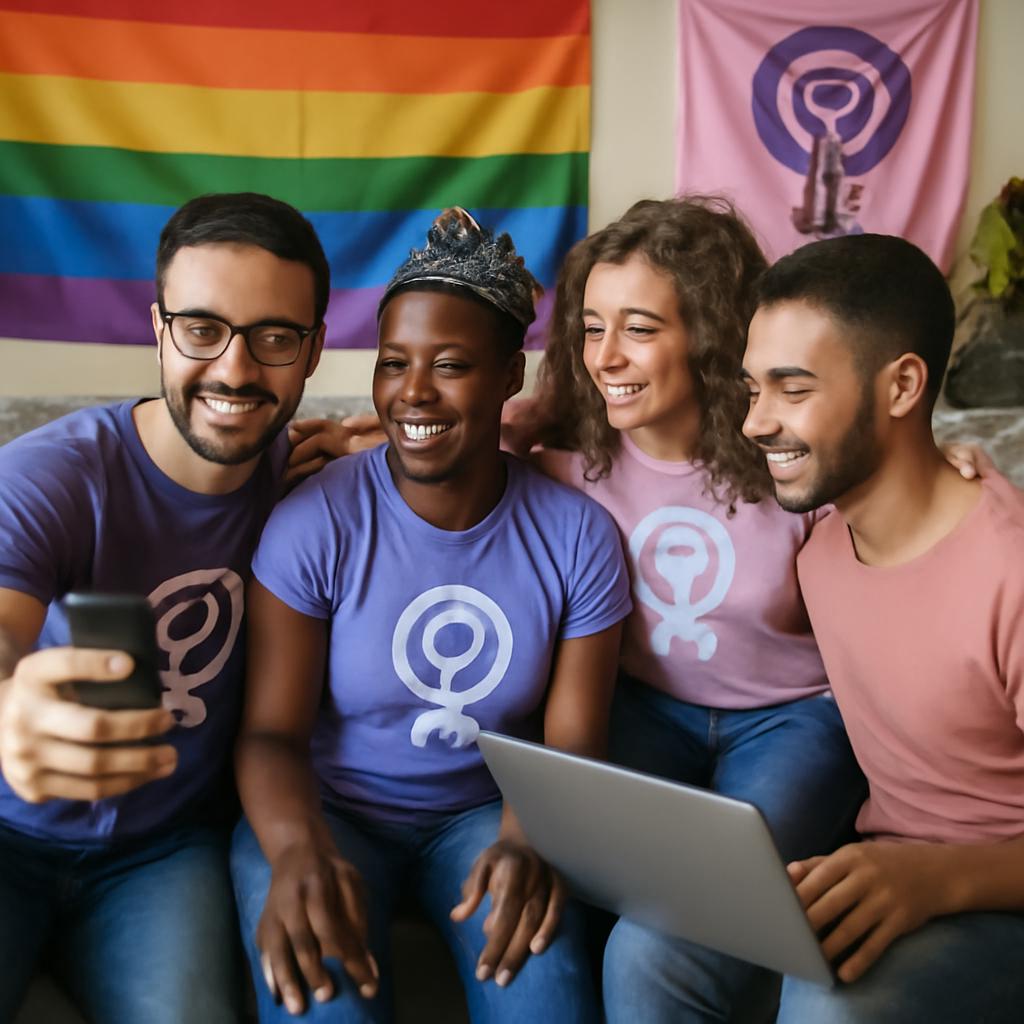 como fortalecer amizades em grupos feministas digitais