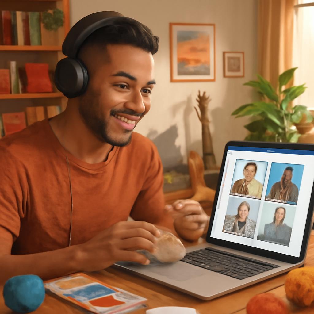 plataforma para socializar por hobbies criativos