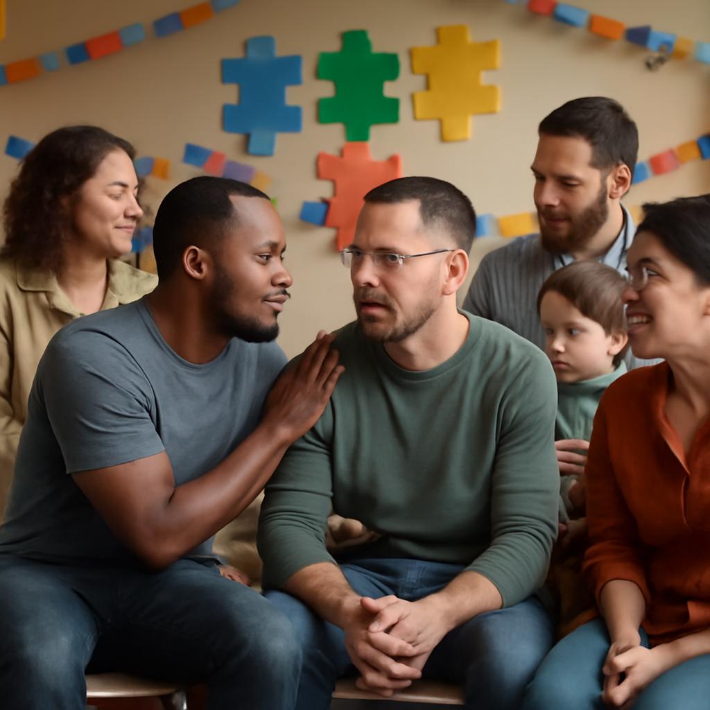 comunidade para pais de filhos autistas trocarem apoio