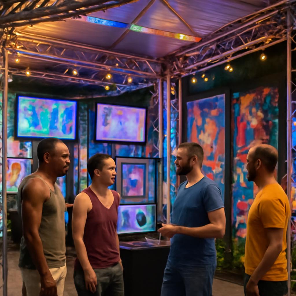 structura para eventos de arte digital colaborativa