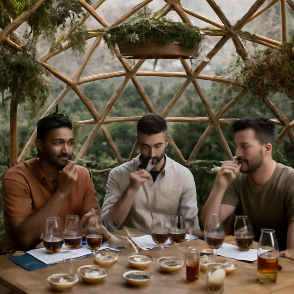 estrutura colaborativa para eventos de degustação sensorial