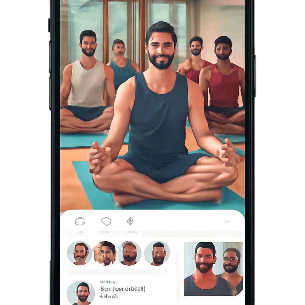 plataforma para interação entre praticantes de yoga coletiva