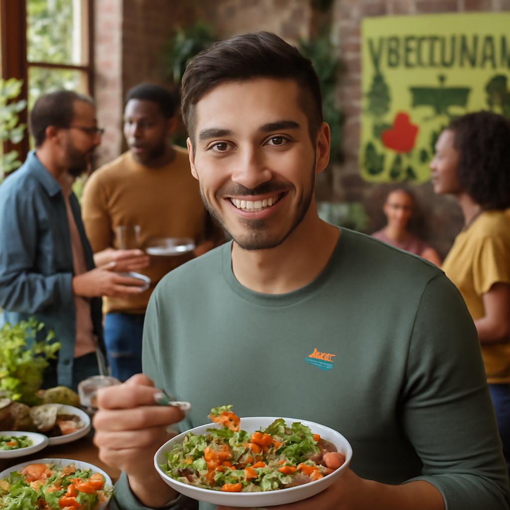 rede para socializar vegetarianos flexíveis