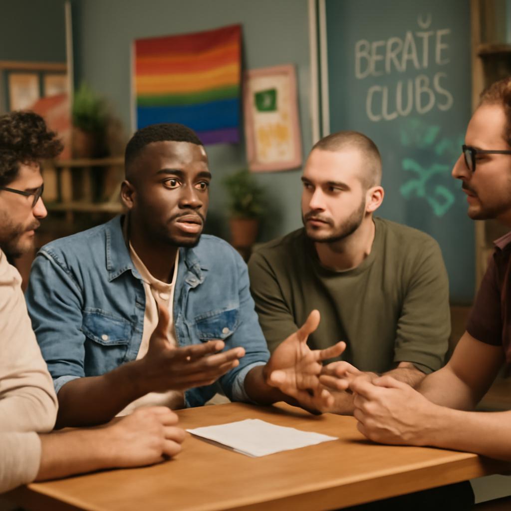 rede para promover clubes de debate saudável