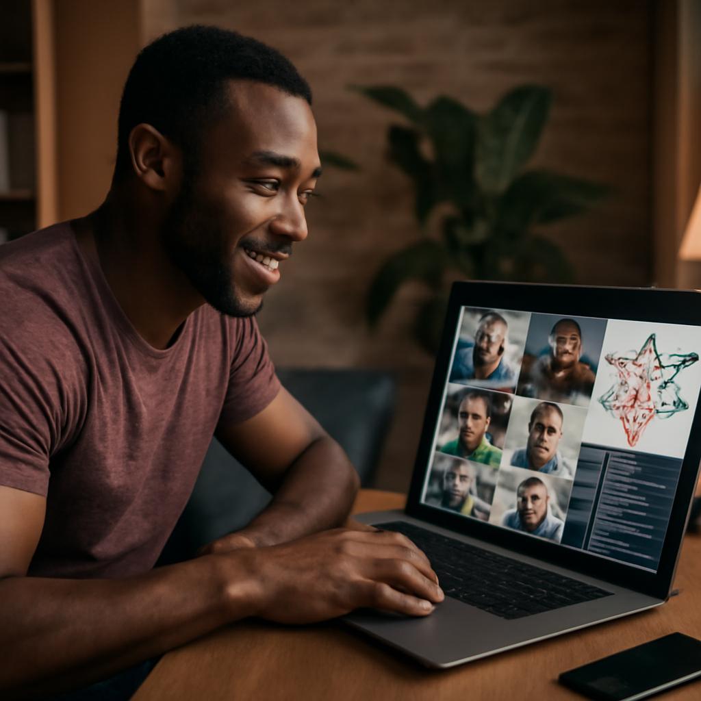 rede para criar vínculos reais após eventos online